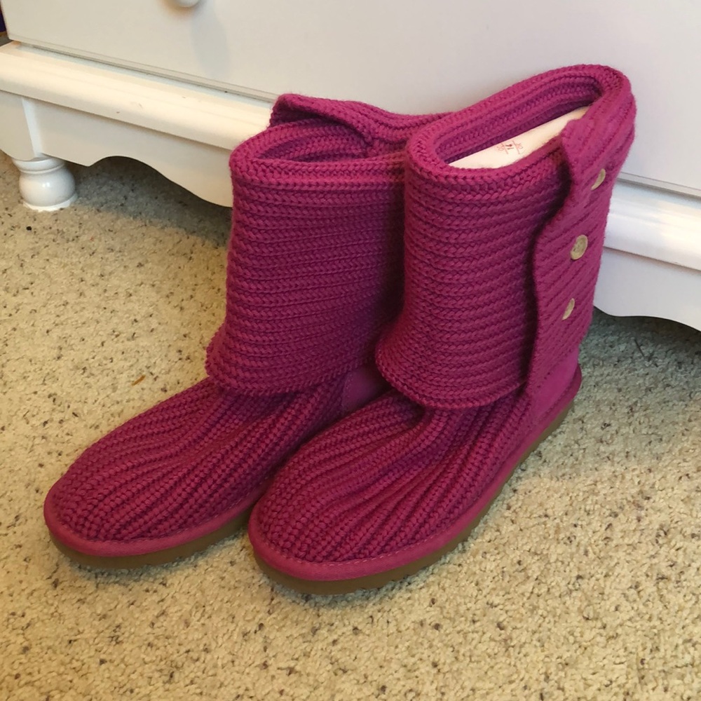 UGG Knit Classic Cardy Boots